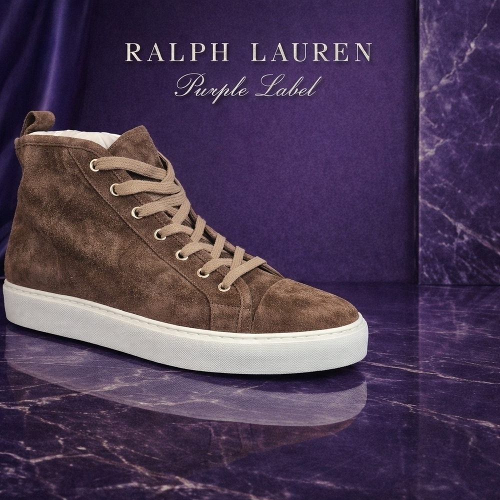 Ralph Lauren Purple Label Jeromy X high-top sneakers - Picture 4 of 8